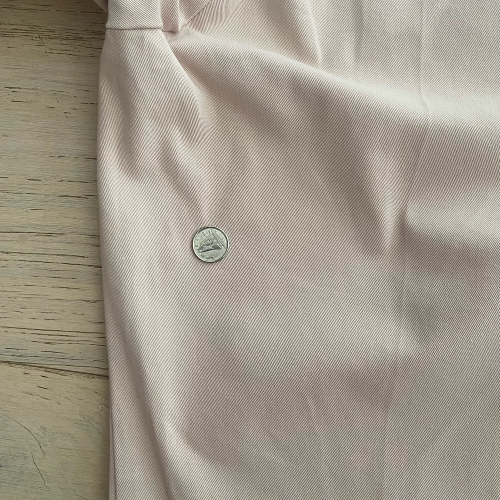 REISS Joy Tailored Ankle Pants Size 8 Beige Stretch Slim Trousers EUC - Picture 10 of 10
